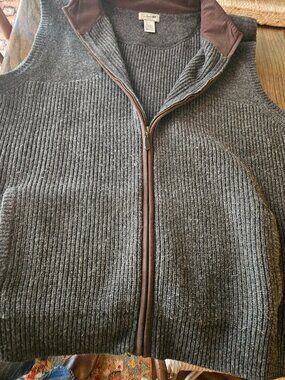 Men's LLBean Merino Wool Vest XXL